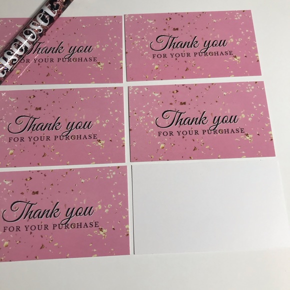 30 thank you for your purchase cards glossy size 3.5x2 - Picture 6 of 6